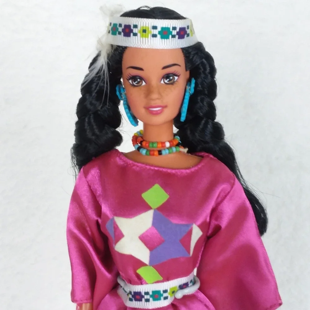 Third Edition Native American Barbie 12699 Dolls of the World 1994‎